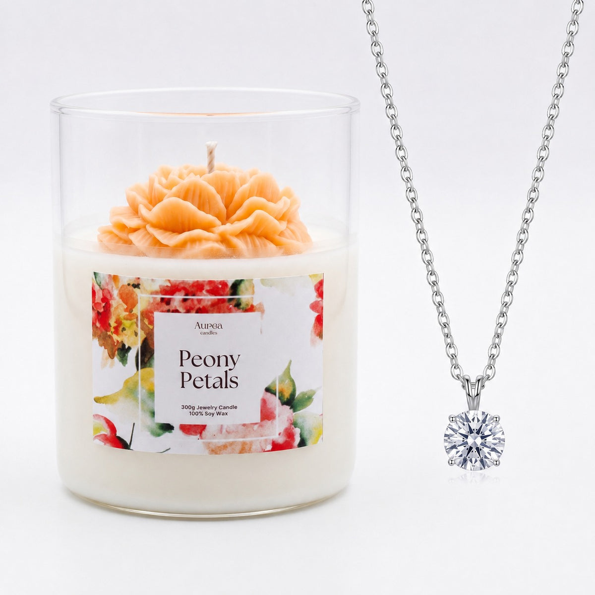 Peony Petals - Jewelry Candle