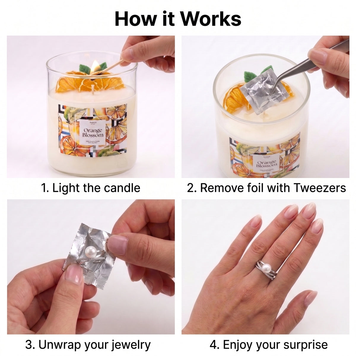 Orange Blossom - Jewelry Candle