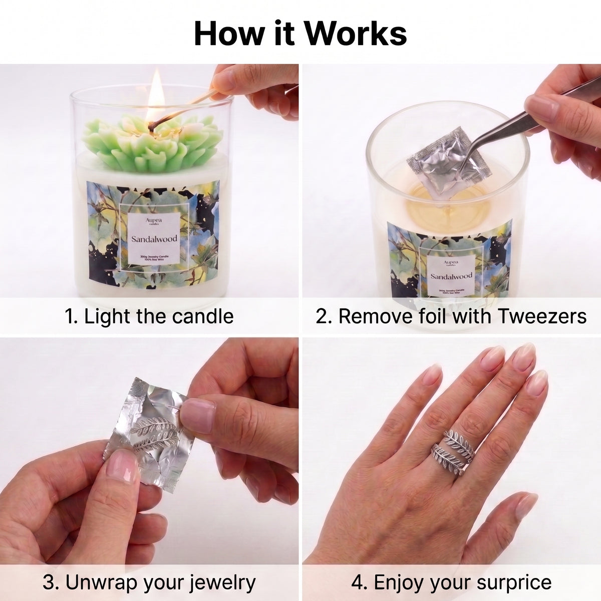 Sandalwood - Jewelry Candle