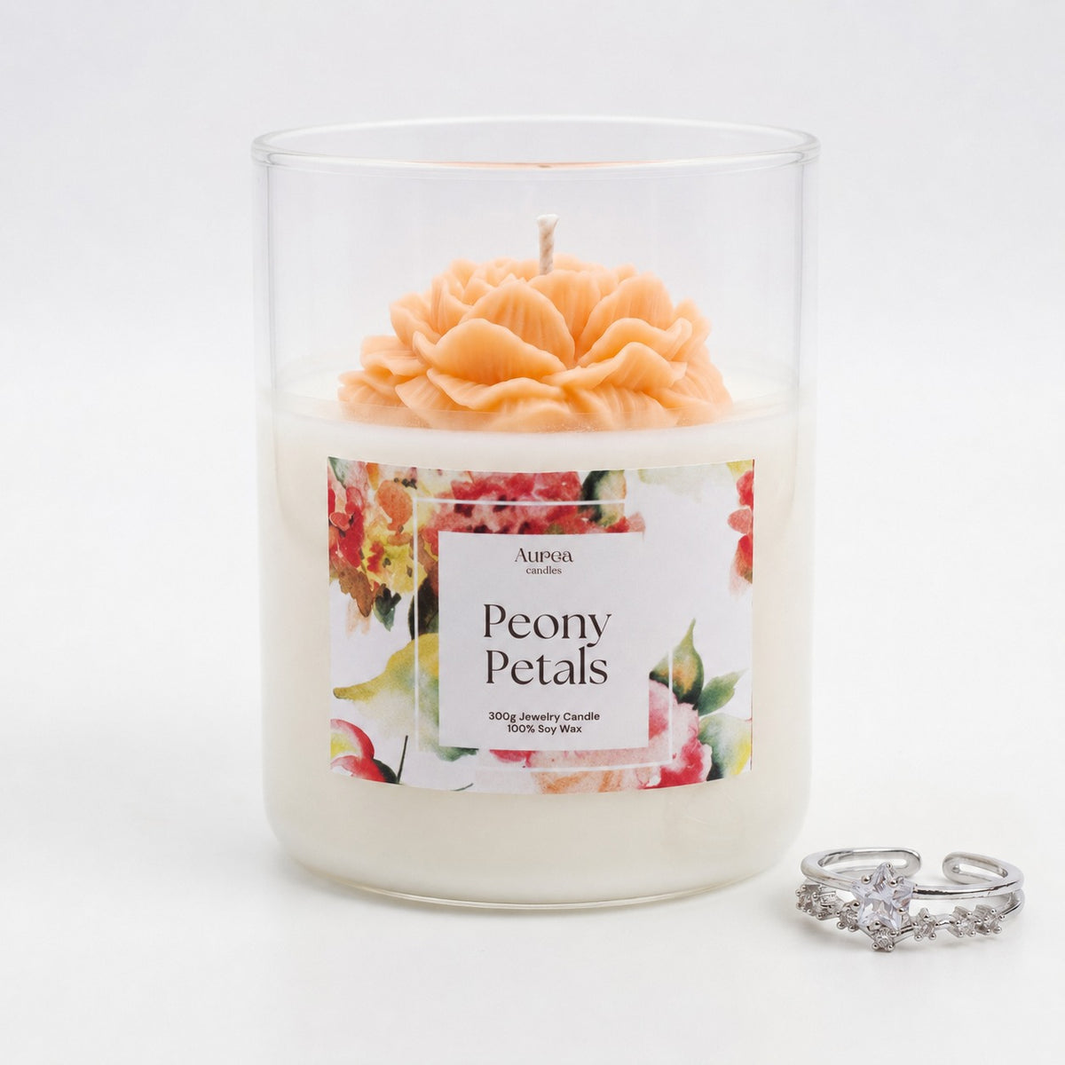 Peony Petals - Jewelry Candle