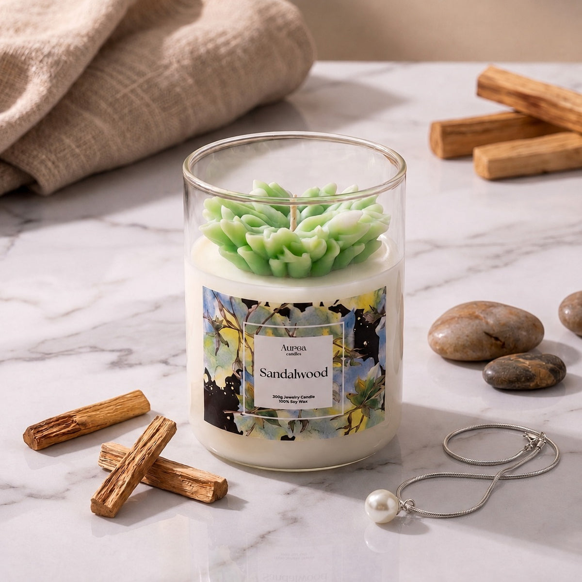 Sandalwood - Jewelry Candle