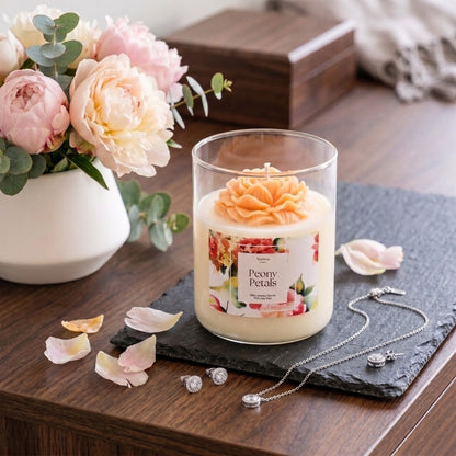 Peony Petals - Jewelry Candle