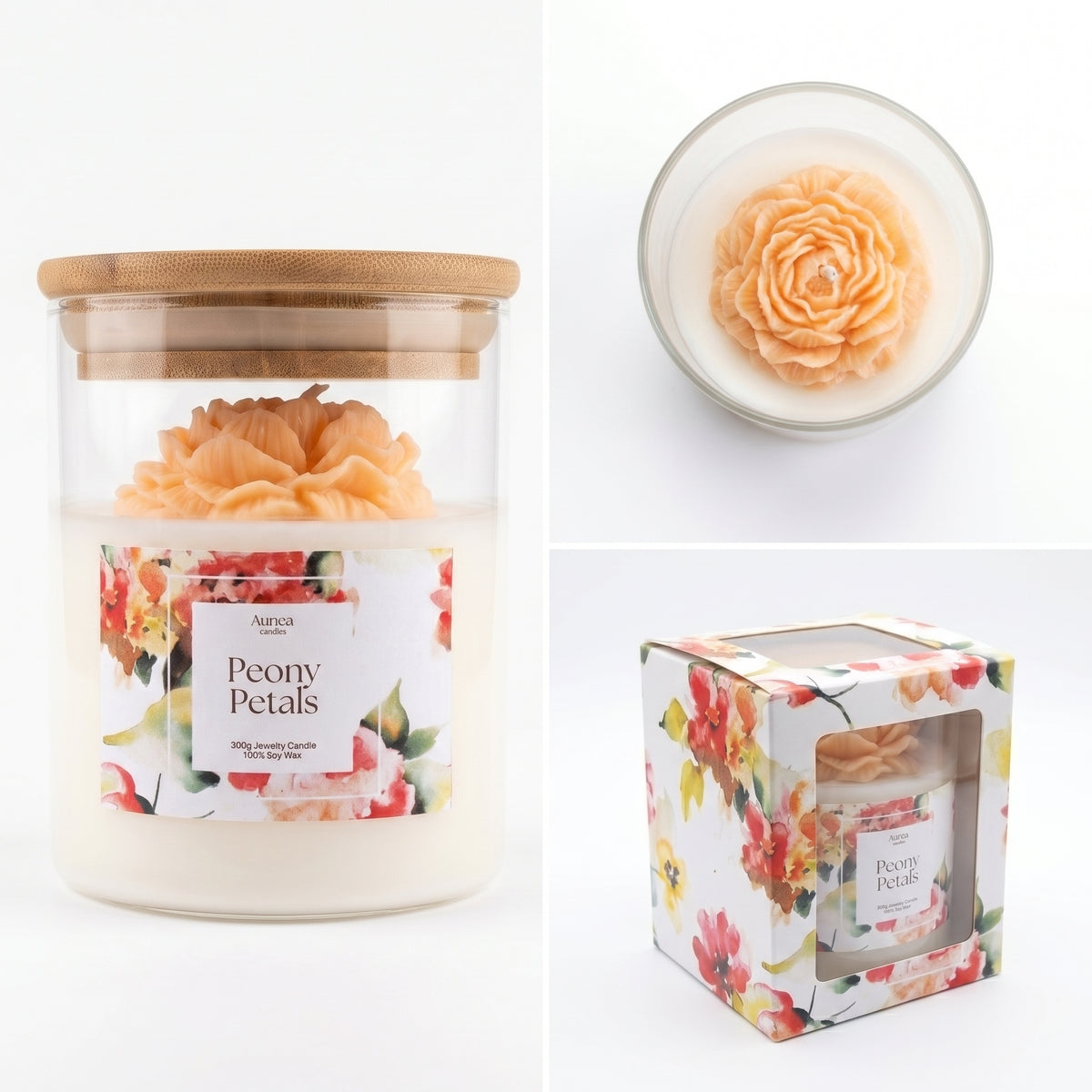 Peony Petals - Jewelry Candle